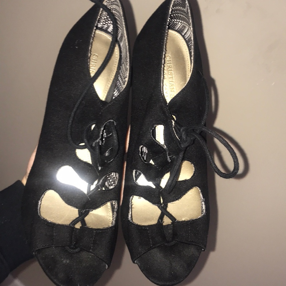 Black heels